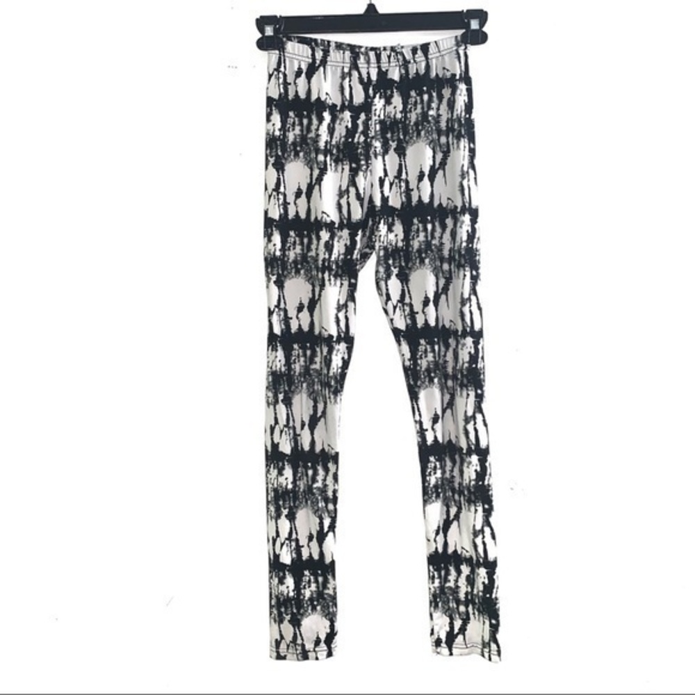 Black Tie Dye Leggings